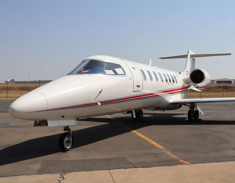 Learjet 45 ZS-CVU