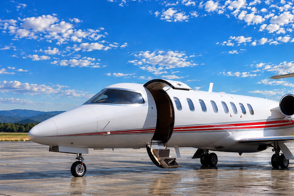 Learjet 45 ZS-CVU