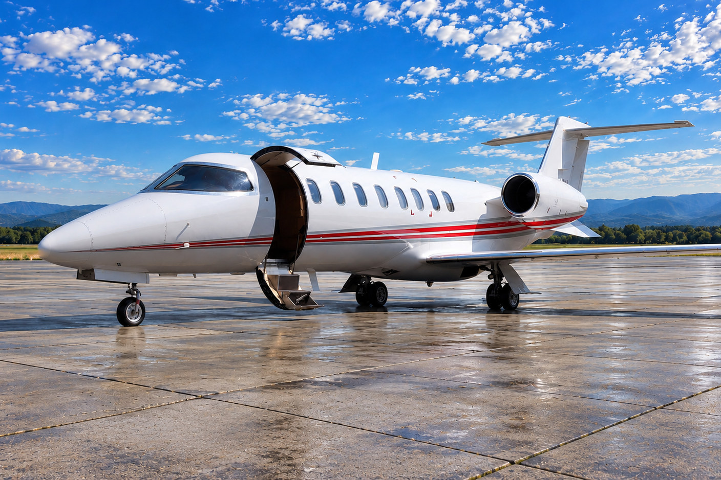 Learjet 45 ZS-CVU