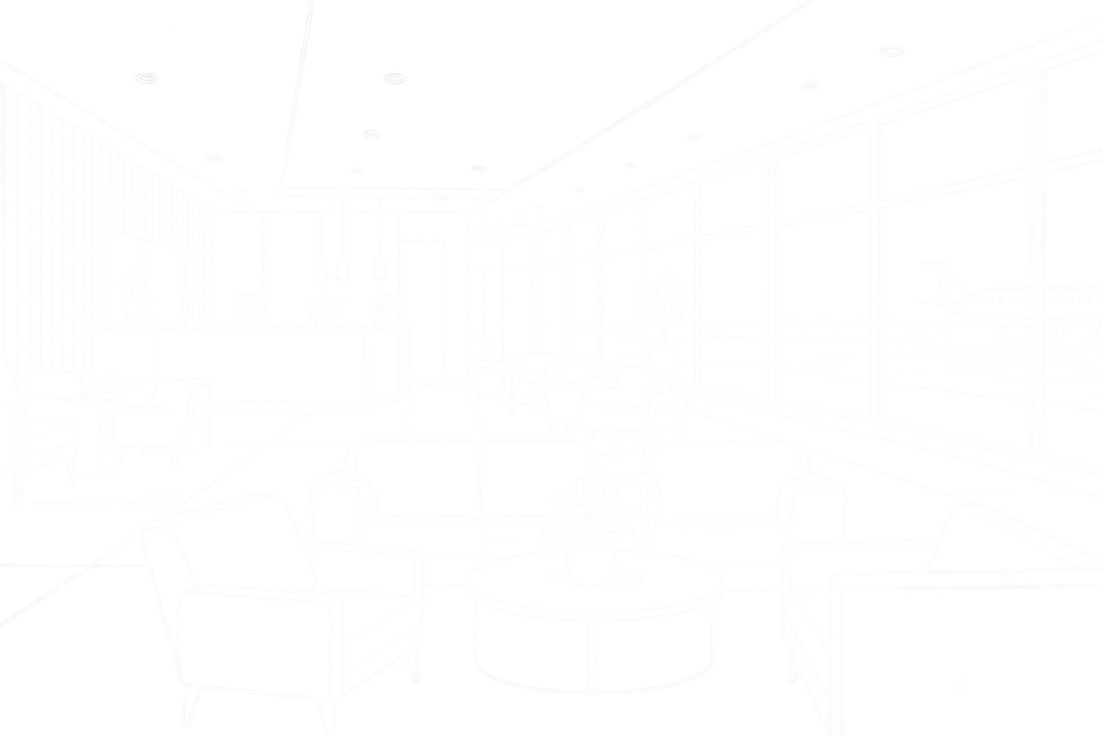 Line illustration of the planned Lanseria guest facility